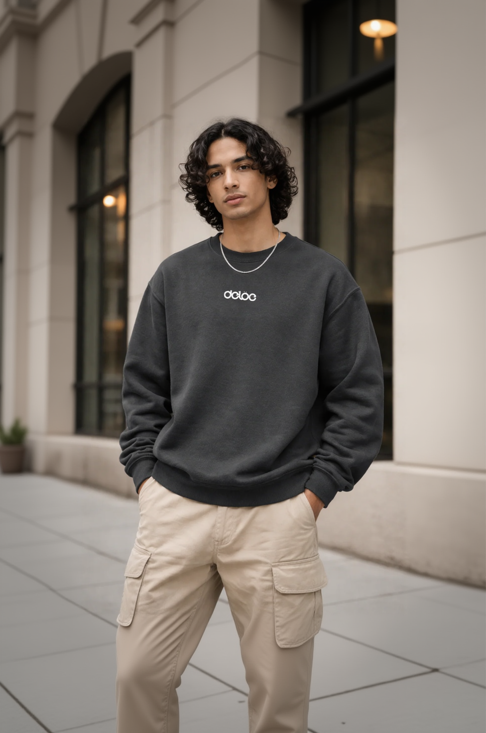 Unisex First Gen crew Neck Black